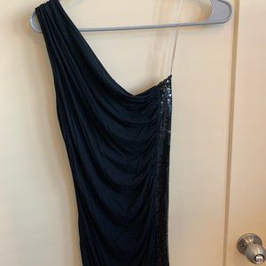 Black One Shoulder Dress